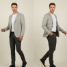 Americana Cocha Gris
