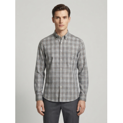 Camisa Olivo Azul